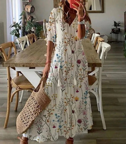 Heidrun | Vintage Sommerkleid, Eleganz und Komfort