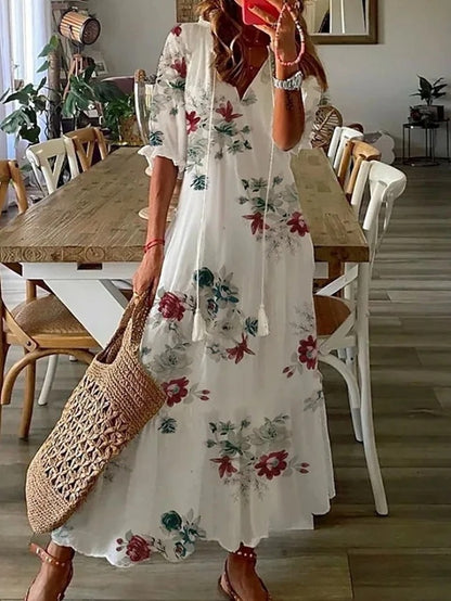 Heidrun | Vintage Sommerkleid, Eleganz und Komfort